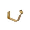 1/4 round External Bracket Flat Brass