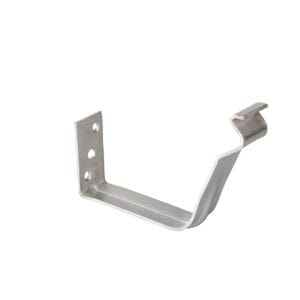 1/4 Round External Bracket Ribbed Aluminium Plain