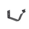 1/4 Round External Bracket Ribbed Aluminium Powdercoated