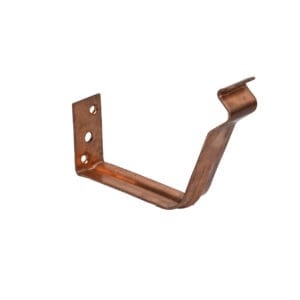 1/4 Round External Bracket Ribbed Copper