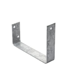 125 Box External Bracket Fascia Fix 135mm Galv Plain