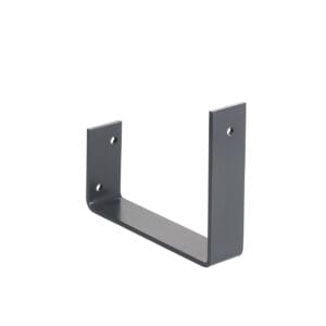 125 Box External Bracket Gutter Pan Fix 160mm Aluminium Powdercoated