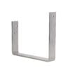 175 Box Gutter 185mm External Bracket Fascia Fix Aluminium Plain