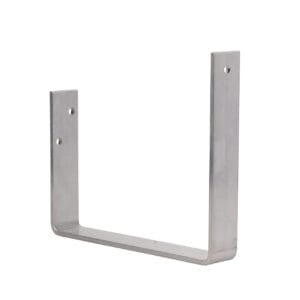 175 Box Gutter 185mm External Bracket Fascia Fix Aluminium Plain