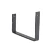 175 Box Gutter 185mm External Bracket Fascia Fix Aluminium Powdercoated