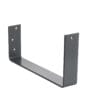 300 Box Gutter 305mm External Bracket Fascia Fix Galv Powdercoated