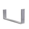 300 Box Gutter 350mm External Bracket Pan Fix Aluminium Plain
