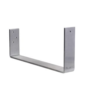 300 Box Gutter 350mm External Bracket Pan Fix Aluminium Plain