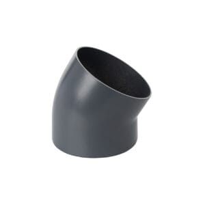 80mm 30deg Downpipe Bend Aluminium Powdercoated